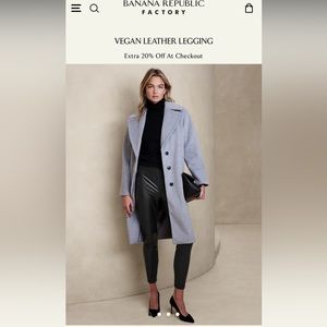 Vegan leather leggings